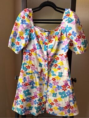 floral lace patchwork dress cider Cider Floral Lace Patchwork Dress Xl